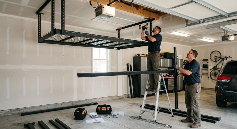 Garage Tool Rack Installation in Leesburg, VA